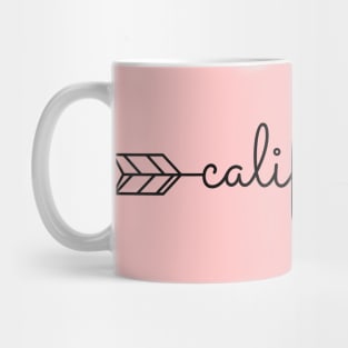 California Arrow Black Mug